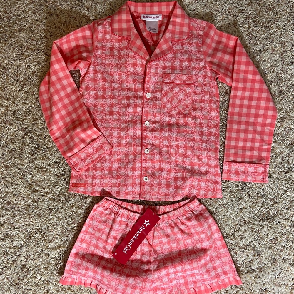 American Girl Doll pajama set